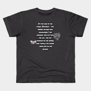 Poor mildred the cat Kids T-Shirt